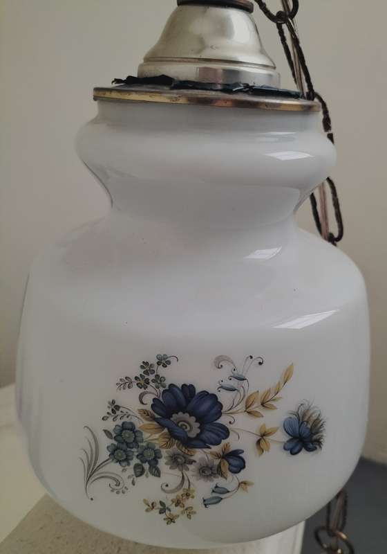Beautiful Vintage lampshade - flower pattern