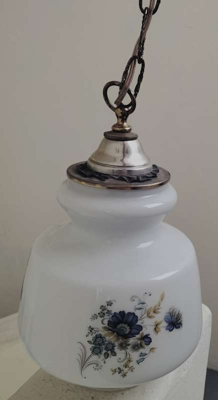 Beautiful Vintage lampshade - flower pattern