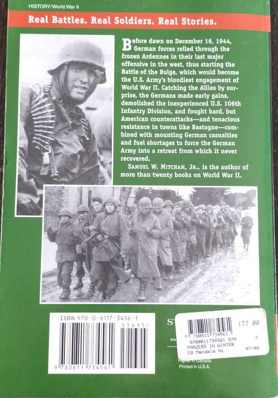 Panzers in Winter - Hitler's army and the battle of the Bulge (Mitcham - 2006)