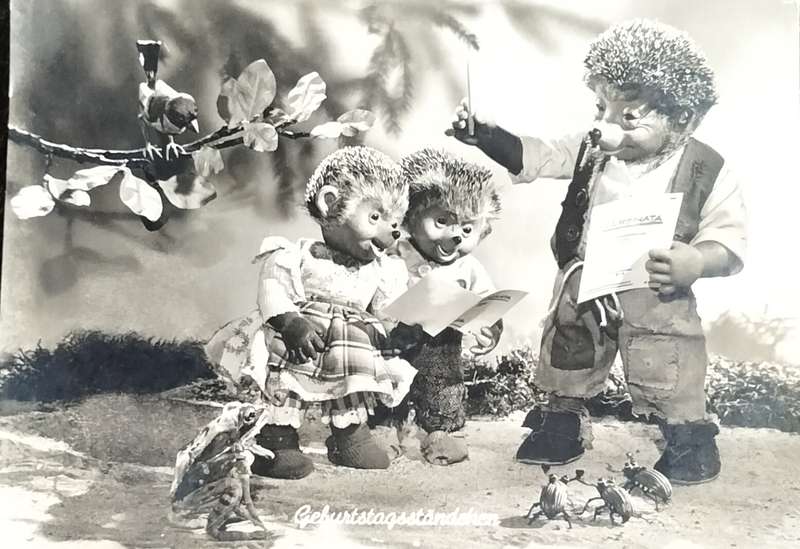 Post Card - Mecki the hedgehog  (1970s)