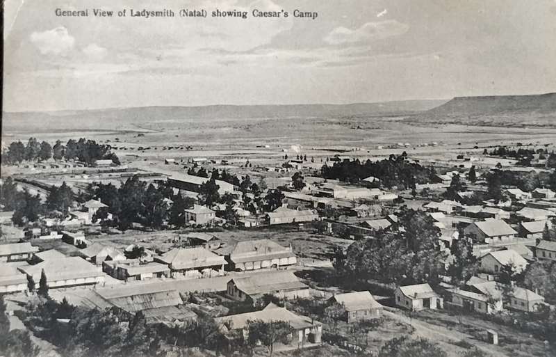 Post Card - Ladysmith Natal - showing Caesar's camp (used)