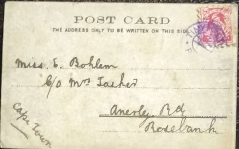 Vintage Miniature Post card (7cm x 4.5cm)