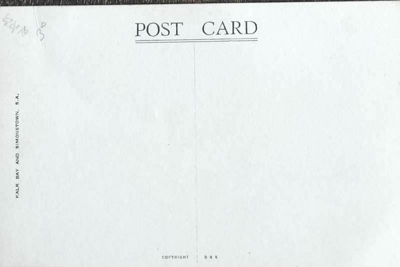 Vintage picture post card - Kalkbay (unused)