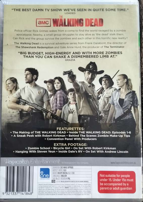 DVD - The Walking Dead - Season 1 (2 discs)