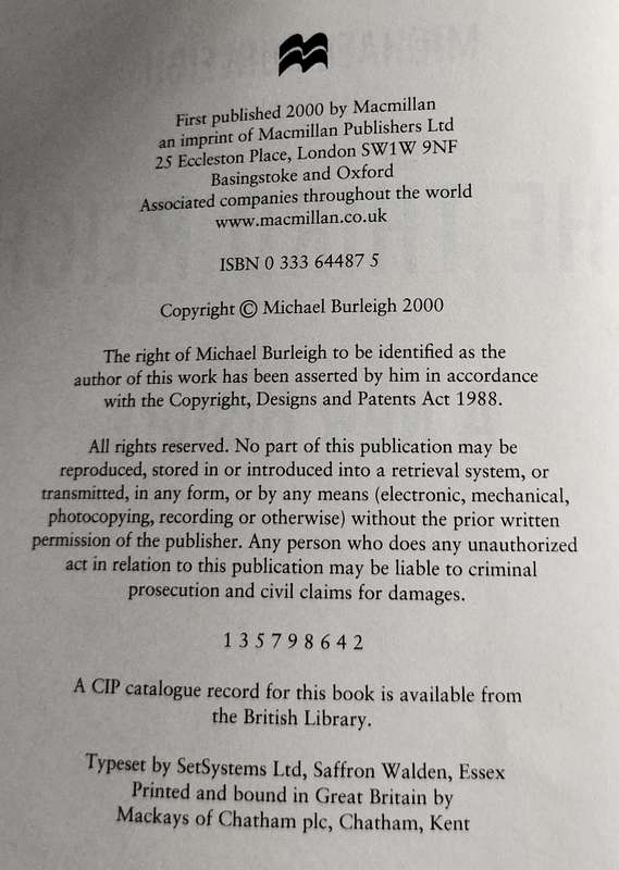 The Third Reich - A new history (Burleigh - 2000)
