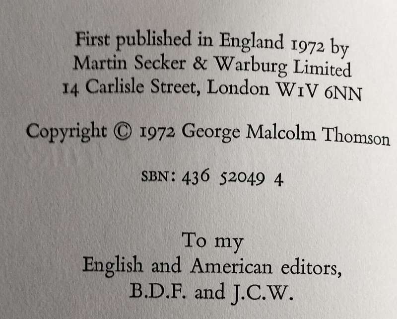 Sir Francis Drake (Thomson - 1972)