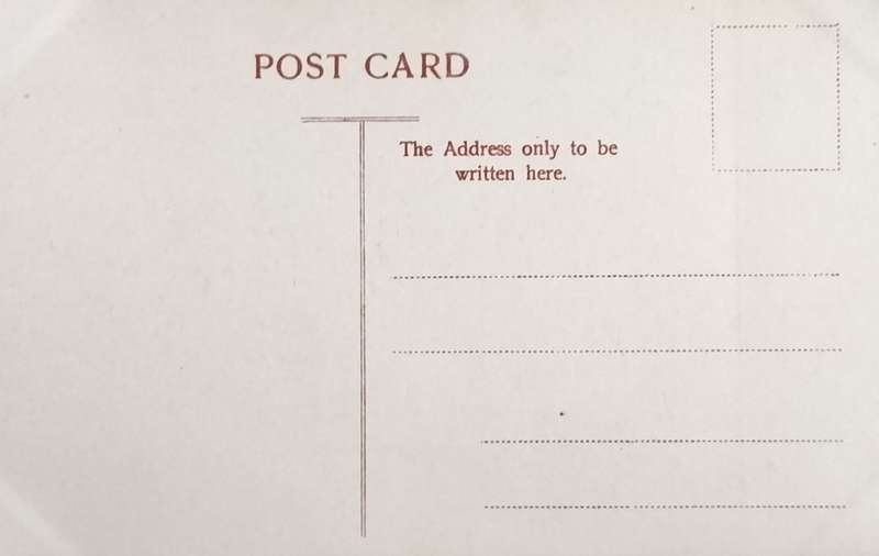 Antique Post card - Durban - Riksha pullers