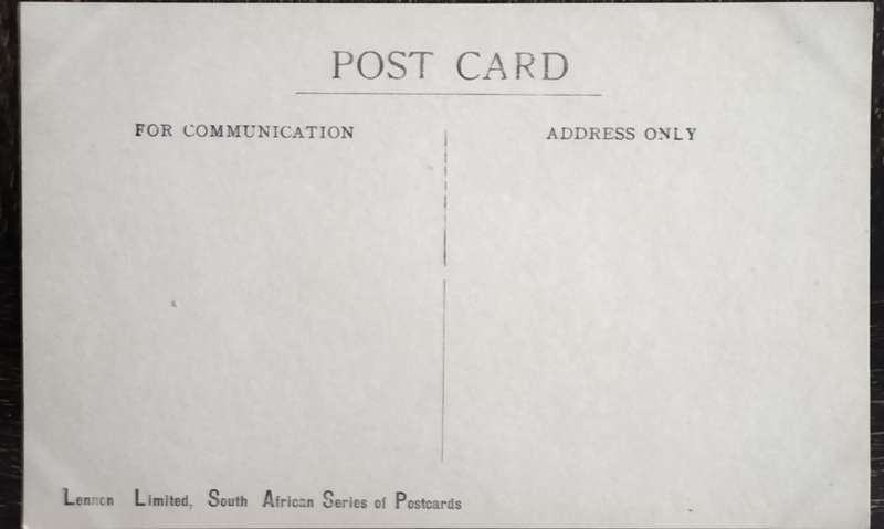Antique Post card - Cape Town - Yachting in Table Bay