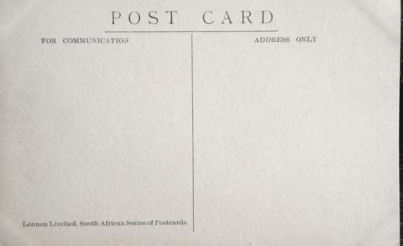 Antique Post card - Cape Town - Docks
