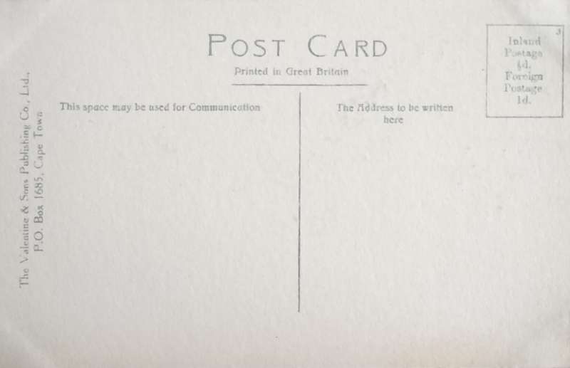 Antique Post card - Cape Town - Strand Street