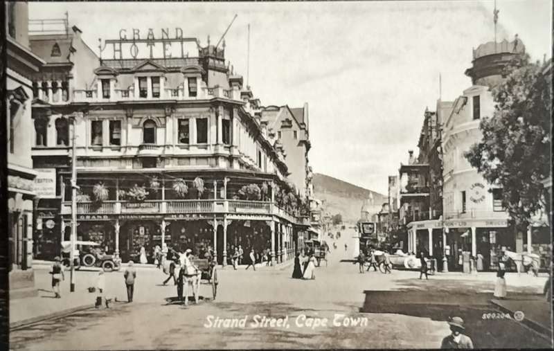 Antique Post card - Cape Town - Strand Street