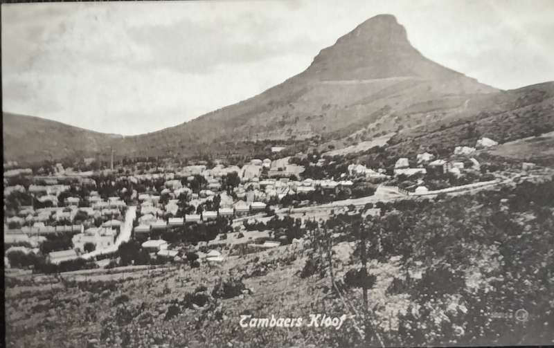 Antique Post card - Cape Town - Tamboers Kloof