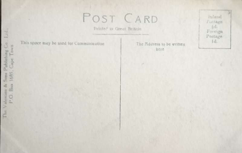 Antique Post card - Cape Town - Darling Street