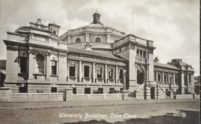 Antique Post card - Cape Town - University building