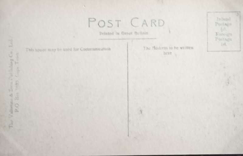 Antique Post card - Cape Town - General post office