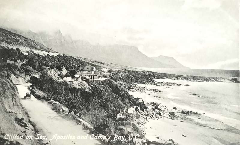 Antique Post Cards - South Africa - Clifton on Sea, Apostles and Camp's Bay