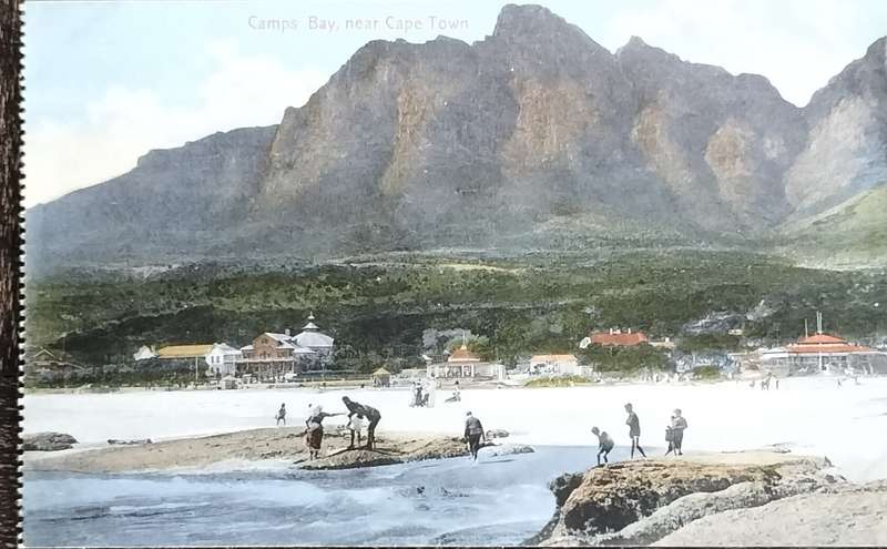 Antique Post Cards - South Africa - Camps Bay near Cape Town