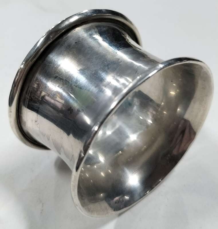 Antique Birmingham Silver serviette ring 15.5g (17)