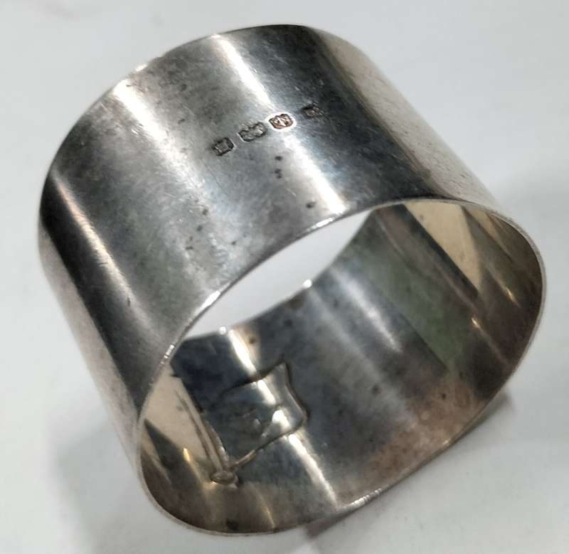 Antique Birmingham Silver serviette ring 26,3g (10)