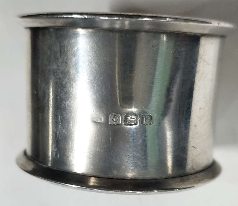 Antique Birmingham Silver serviette ring 29g (12)