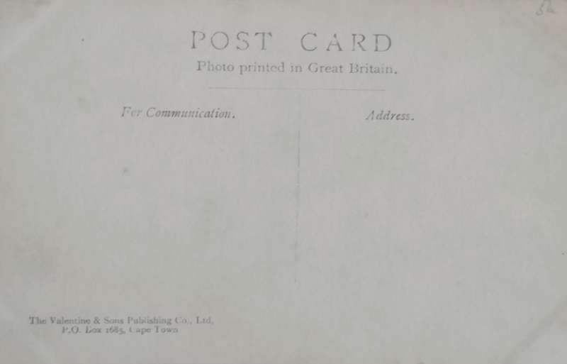 Vintage Post card - South Africa - Touver Waters Poort - Oudtshoorn