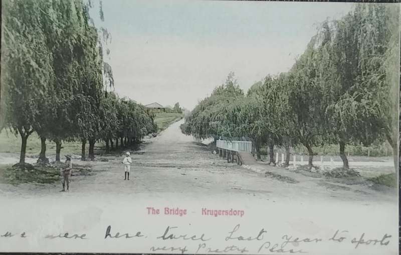 Vintage Post card - South Africa - Krugersdorp