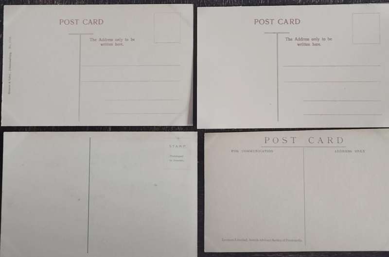 Vintage Post card - South African themed (x4)