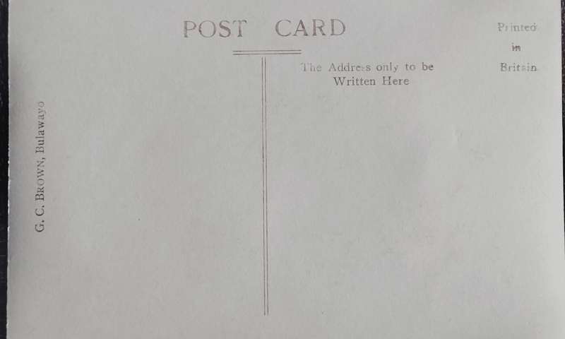 Vintage Post card - Rhodesia - Bulawayo (Rhodes Statue)