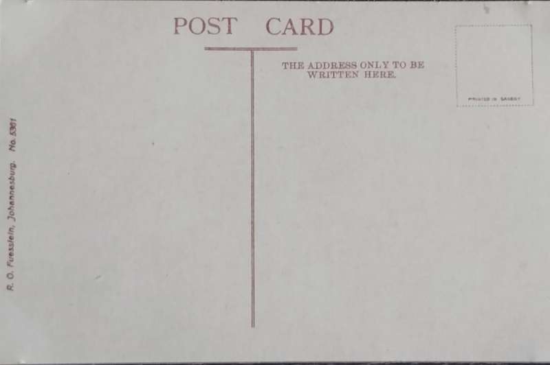 Vintage Post card - Rhodesia - Railway bridge over the Zambesi