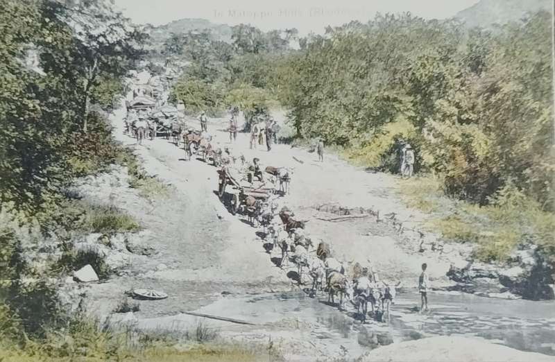 Vintage Post card - Rhodesia - Matoppo Hills