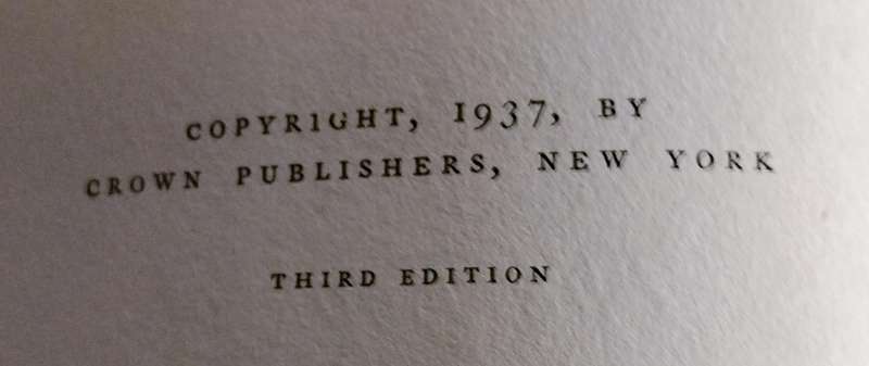 The book of Old Silver by Wyler (1937)