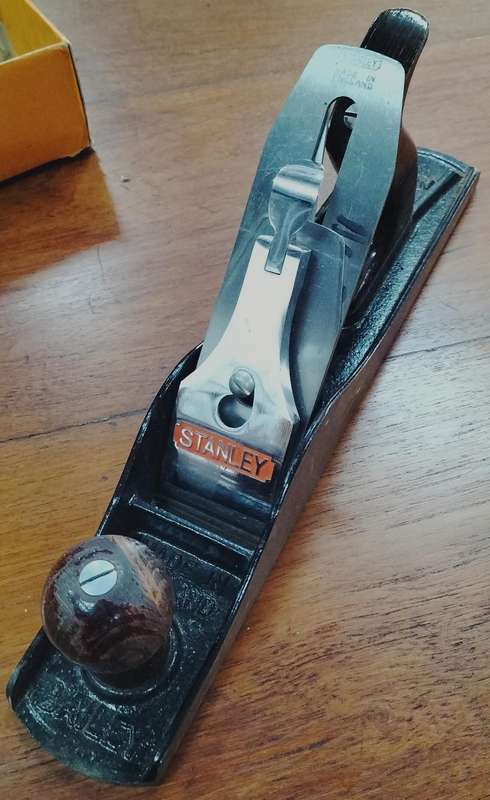Vintage Stanley Wood Plane No 5 (Boxed)