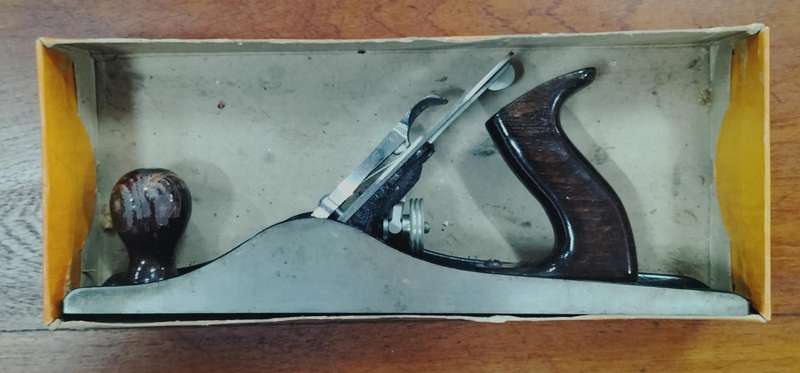 Vintage Stanley Wood Plane No 5 (Boxed)