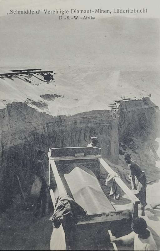 German South West Africa mining post card (Luderitzbucht)