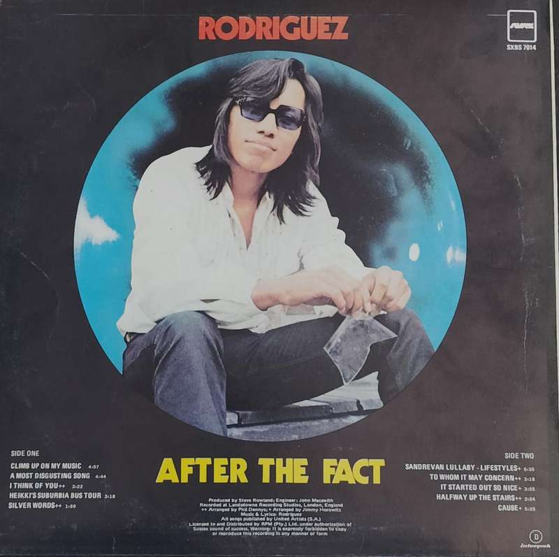 Vintage Vinyl / LP / Record - After the fact (Rodriguez)