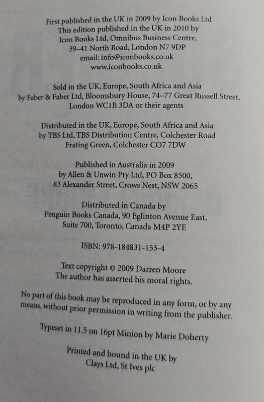 The soldier - A history of courage, sacrifice and brotherhood (Moore - 2009)