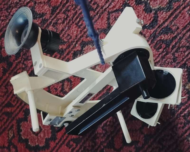 Vintage Freiberger yacht sextant (1980 - boxed). Maritime navigation. Brochure included