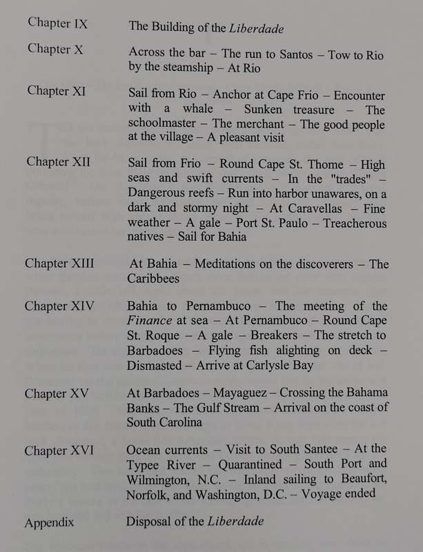 The Voyage of the Liberdade (Slocum - 1890). Ring bound reprint