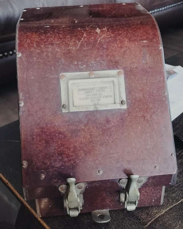 Boxed Bubble Sextant MK 1XA - World War 2 aircraft