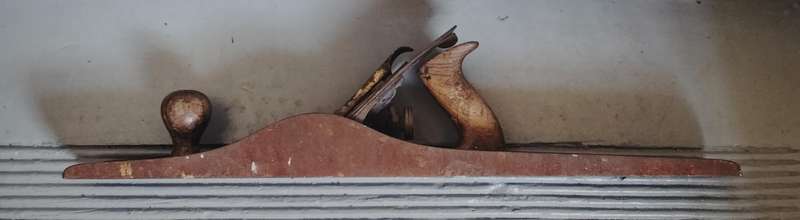 No 8 Stanley wood plane - made in the USA - for the restorer