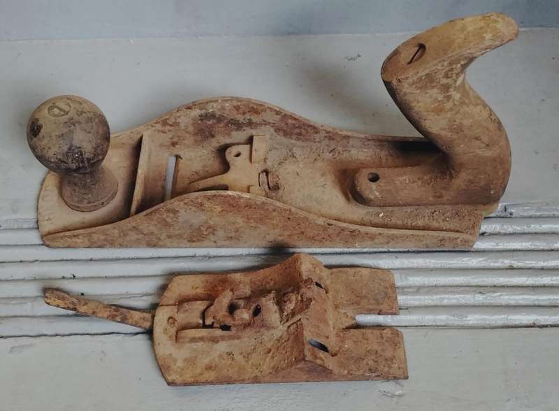No 4,5 Record wood plane - carcass - for the restorer