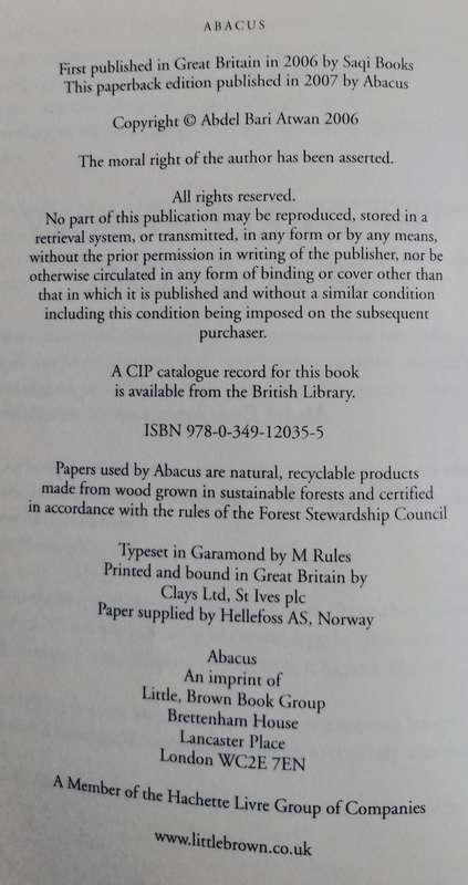 The secret history of AL-QA'IDA (Adwan, 2007)