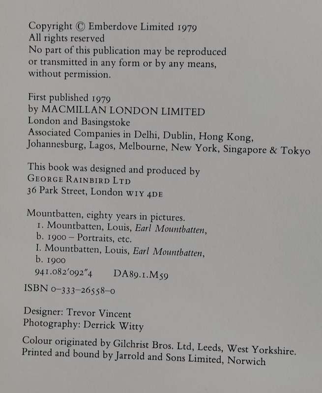 Mountbatten - Eighty years in pictures (1979)