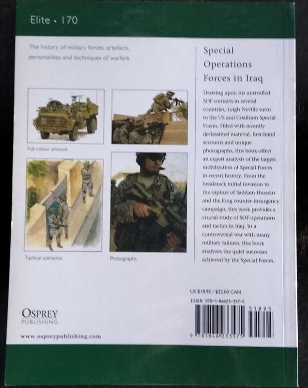 Special Operations Forces in Iraq (Elite 170 - Neville 2008)