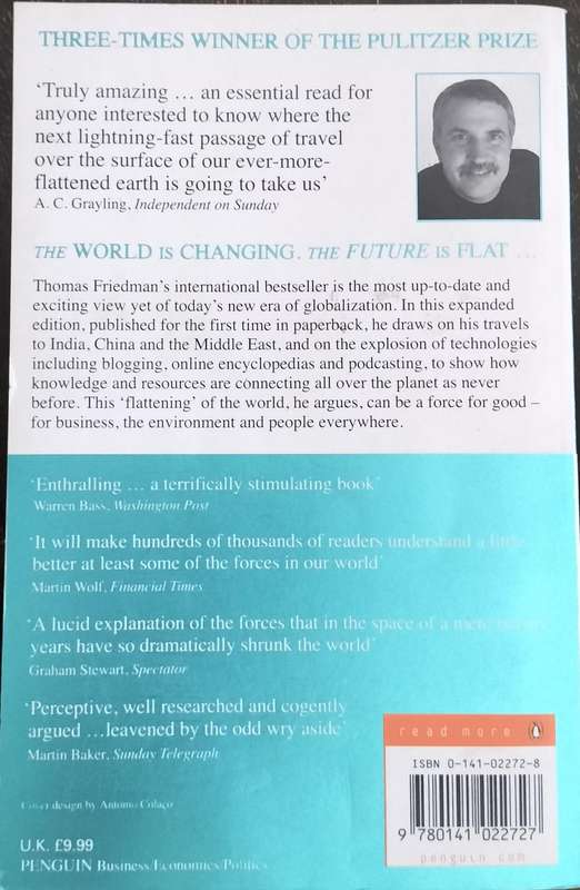 The world is flat - the globalized world in the twenty-first century (Friedman 2006)