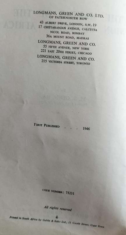 The making of the union of South Africa - A brief history 1487 to 1939(Geen 1946)