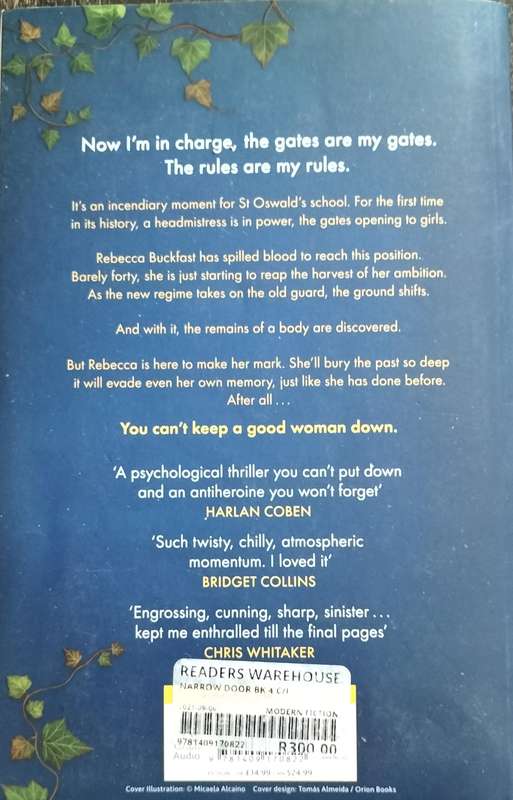 A narrow door (Joanne Harris 2021)