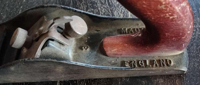 Vintage wood plane - No 3 - Made in England (No manufacturer details)