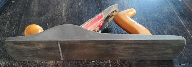 Vintage wood plane - Stanley No 5 - Made in England (Red bodied))