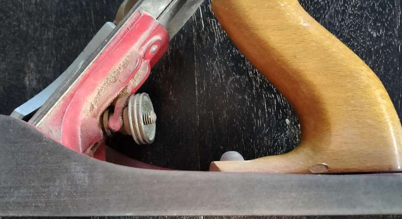 Vintage wood plane - Stanley No 5 - Made in England (Red bodied))